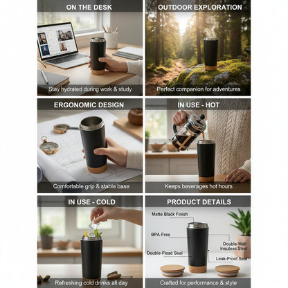 Vijaysar herbal wood tumbler (4 Inch)