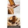 Vijaysar herbal wood tumbler (4 Inch)