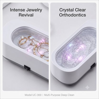 Ultrasonic Jewellery & Glasses Cleaner | Deep Cleaning Machine