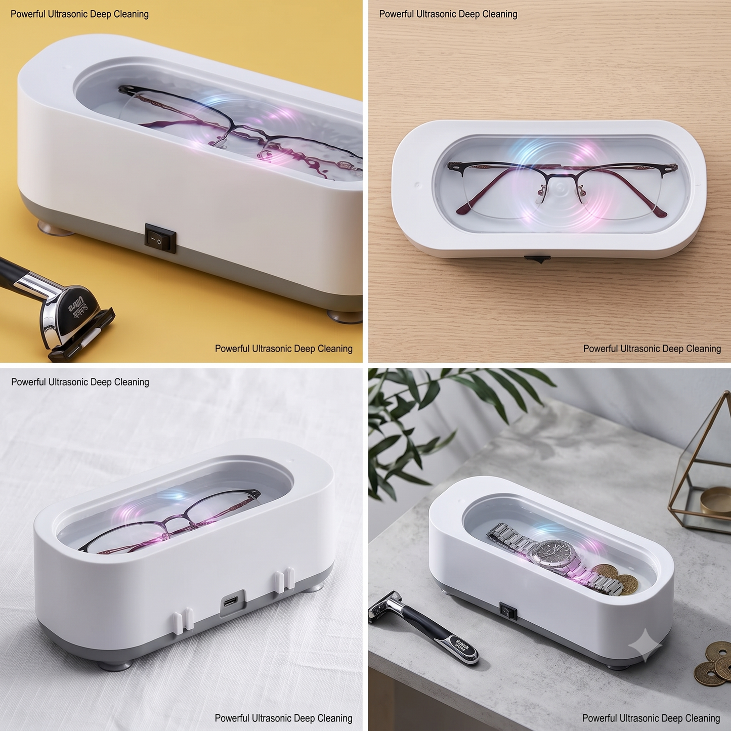 Ultrasonic Jewellery & Glasses Cleaner | Deep Cleaning Machine