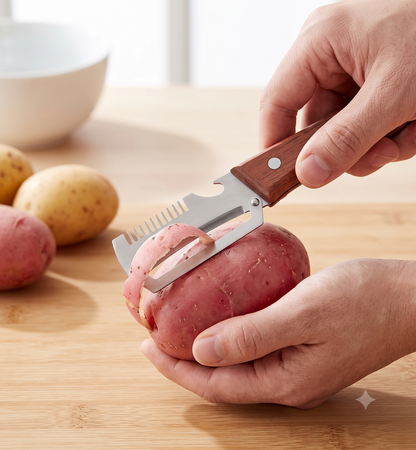 5-in-1 Multipurpose Vegetable Peeler | Stainless Steel Peeler