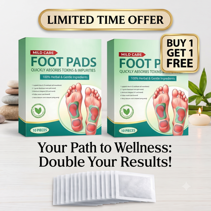 Mild Care Detox Foot Pads BOGO Deal – Buy 10, Get 10 FREE (20-Pack)