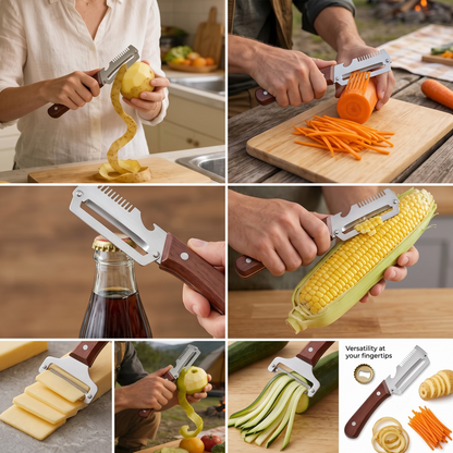 5-in-1 Multipurpose Vegetable Peeler | Stainless Steel Peeler