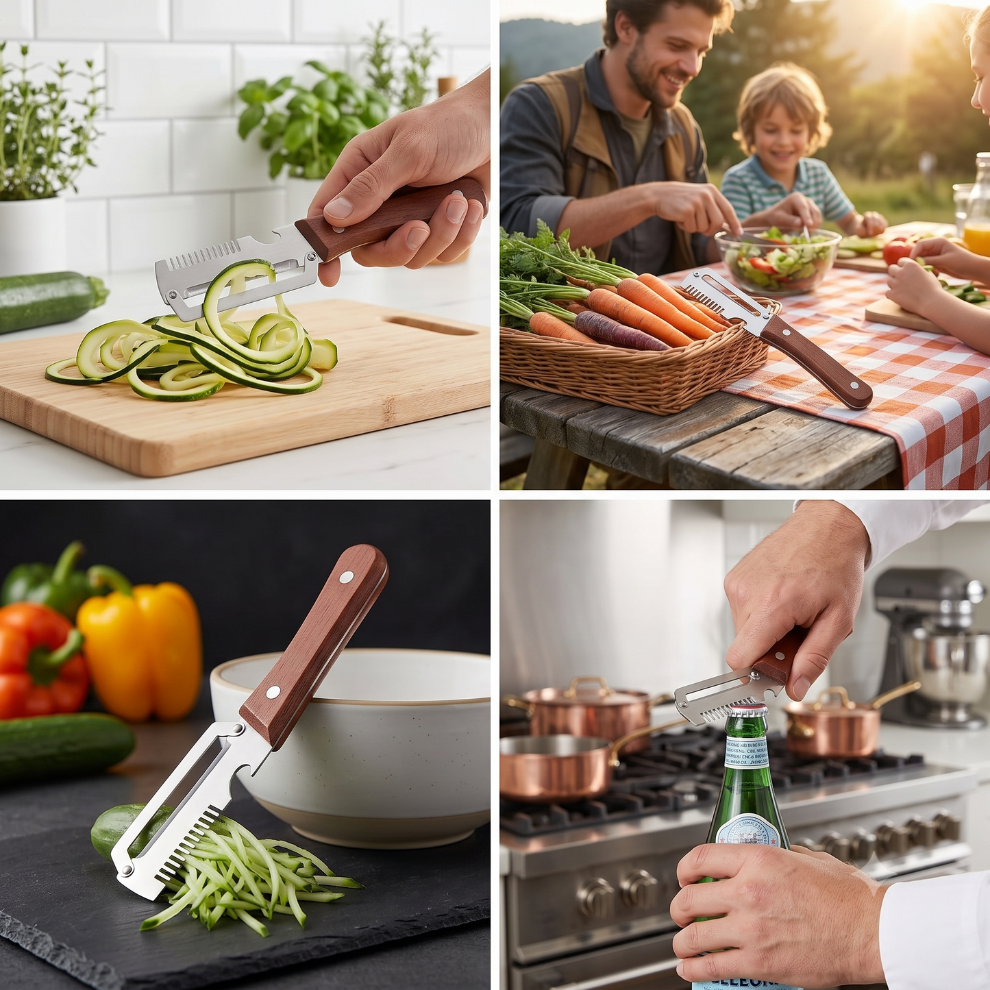 5-in-1 Multipurpose Vegetable Peeler | Stainless Steel Peeler