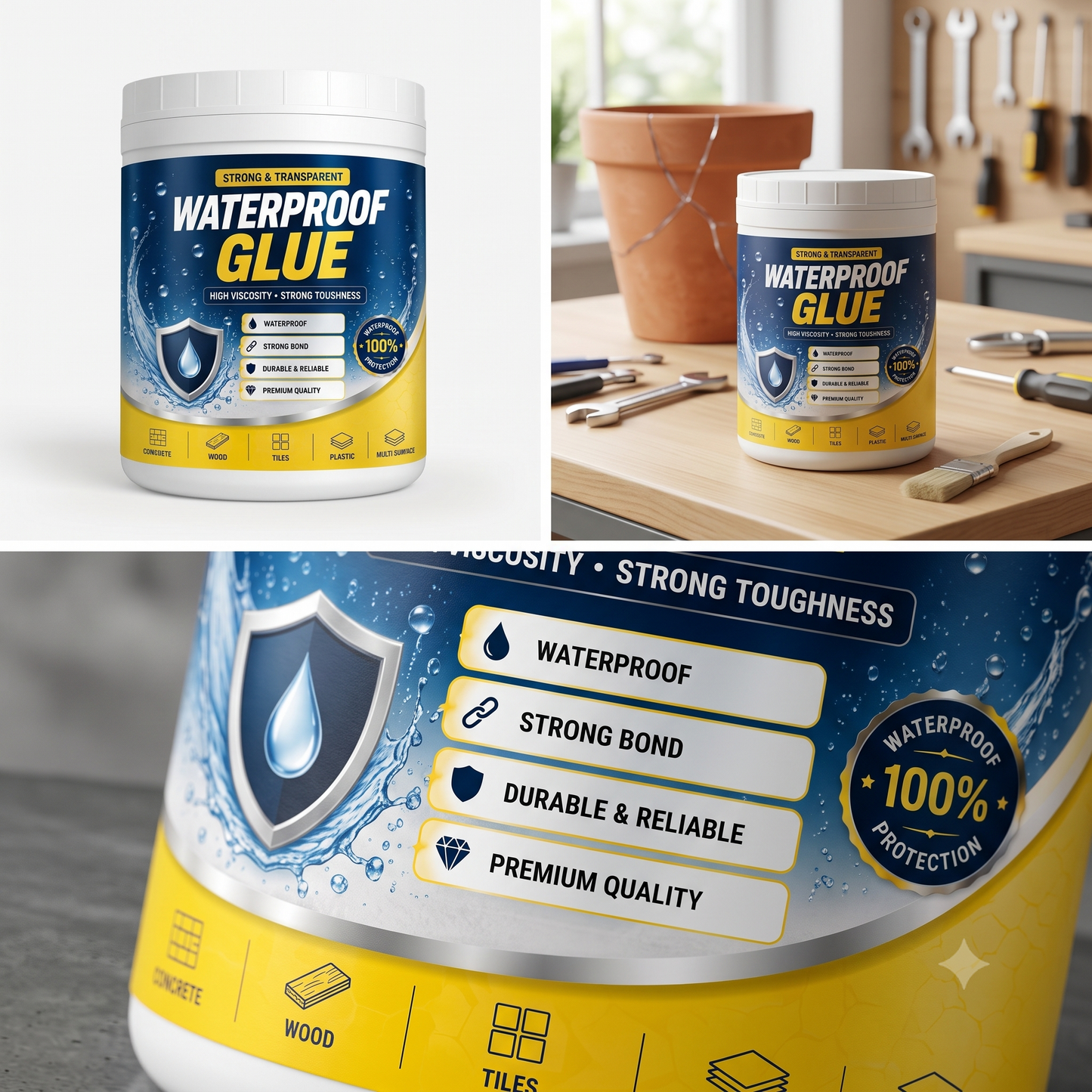 Transparent Waterproof Repair Glue